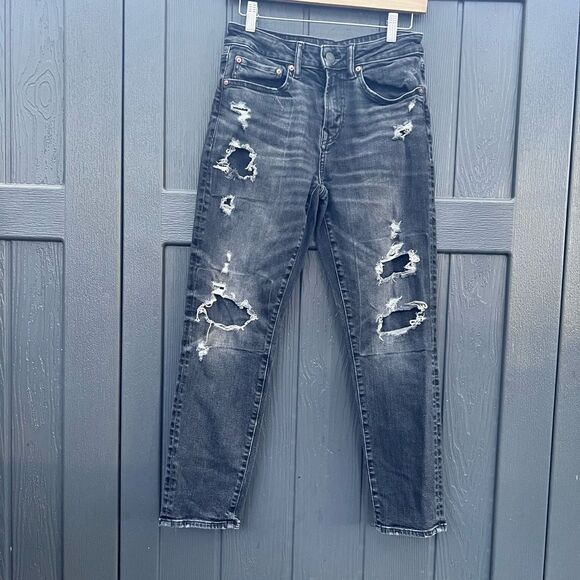 AE AirFlex+ Patched Slim Jean Destroyed Black
28 x 28 - Picture 3 of 10